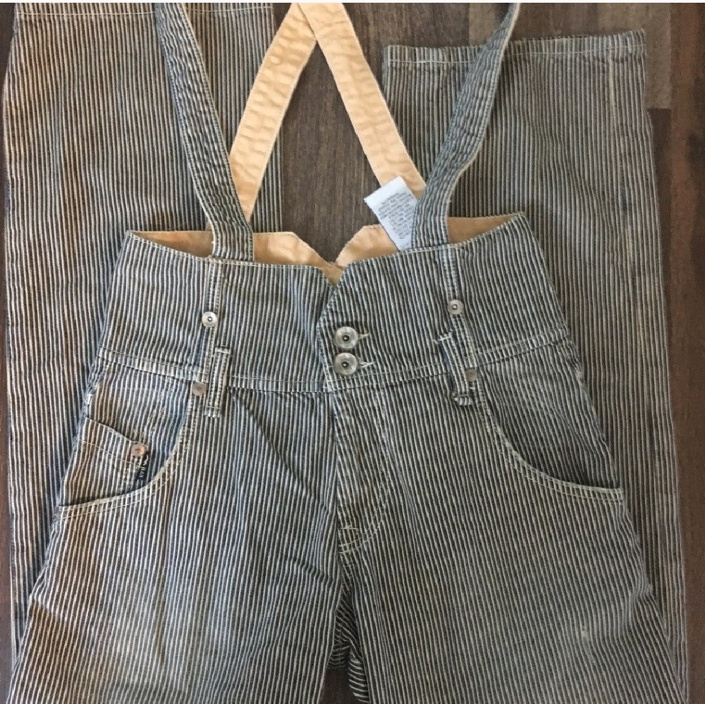 LTB 1948 Pinstripe High Waist Overalls